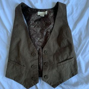 Beauuuutiful 90s brown vest!